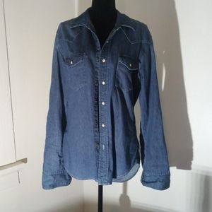 Gap Vintage Western Denim Button Up